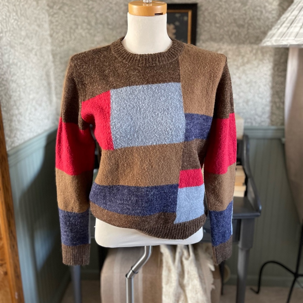 Brixton Multicolor Patchwork Women's Sweater - image 3